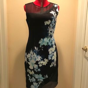 Elie Tahari Floral Mesh Dress - GORGEOUS